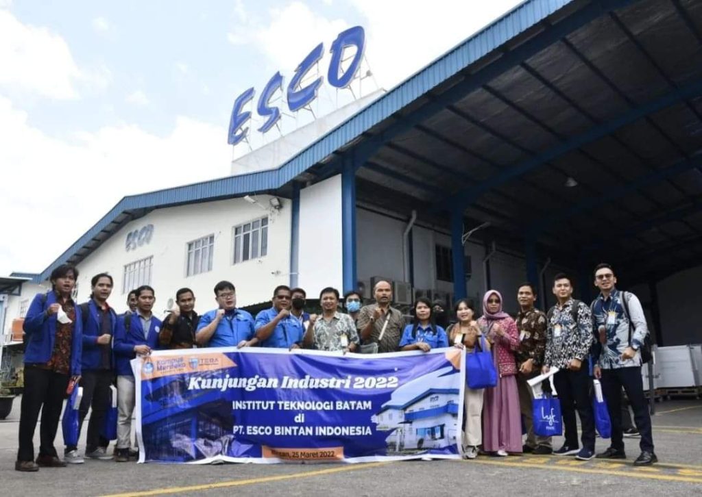 Kunjungan Industri ITEBA ke PT Esco Bintan Indonesia