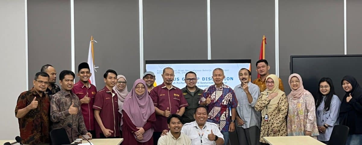 Kegiatan FGD dan Visit Lab Pusat Kolaborasi Riset (PKR) Nanoselulosa di Pusat Riset Biomassa dan Bioproduk BRIN, Cibinong