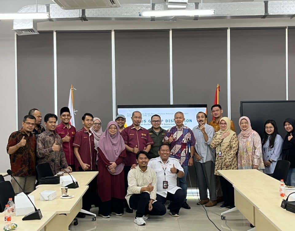 Kegiatan FGD dan Visit Lab Pusat Kolaborasi Riset (PKR) Nanoselulosa di Pusat Riset Biomassa dan Bioproduk BRIN, Cibinong