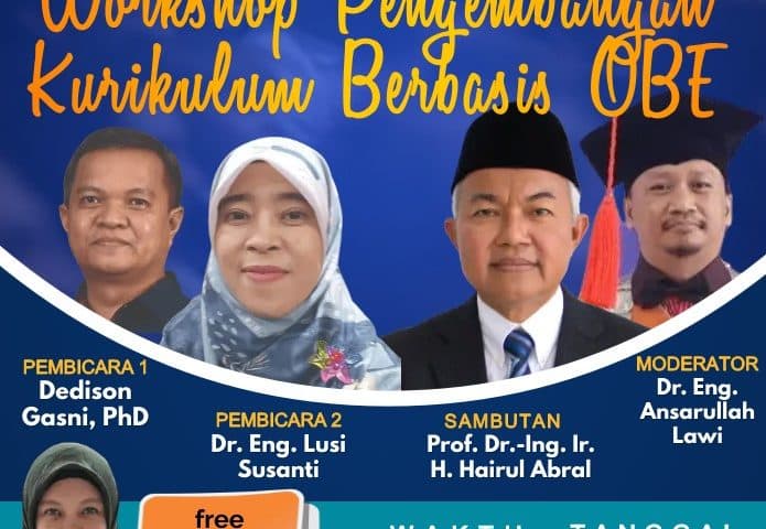 Civitas Akademika ITEBA Ikuti Workshop Pengembangan Kurikulum Berbasis OBE Bersama Pakar dari Universitas Andalas Civitas Akademika ITEBA Ikuti Workshop Pengembangan Kurikulum Berbasis OBE Bersama Pakar dari Universitas Andalas