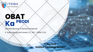 OBAT Ka Prodi (Obrolan Bareng TA bersama Kaprodi)