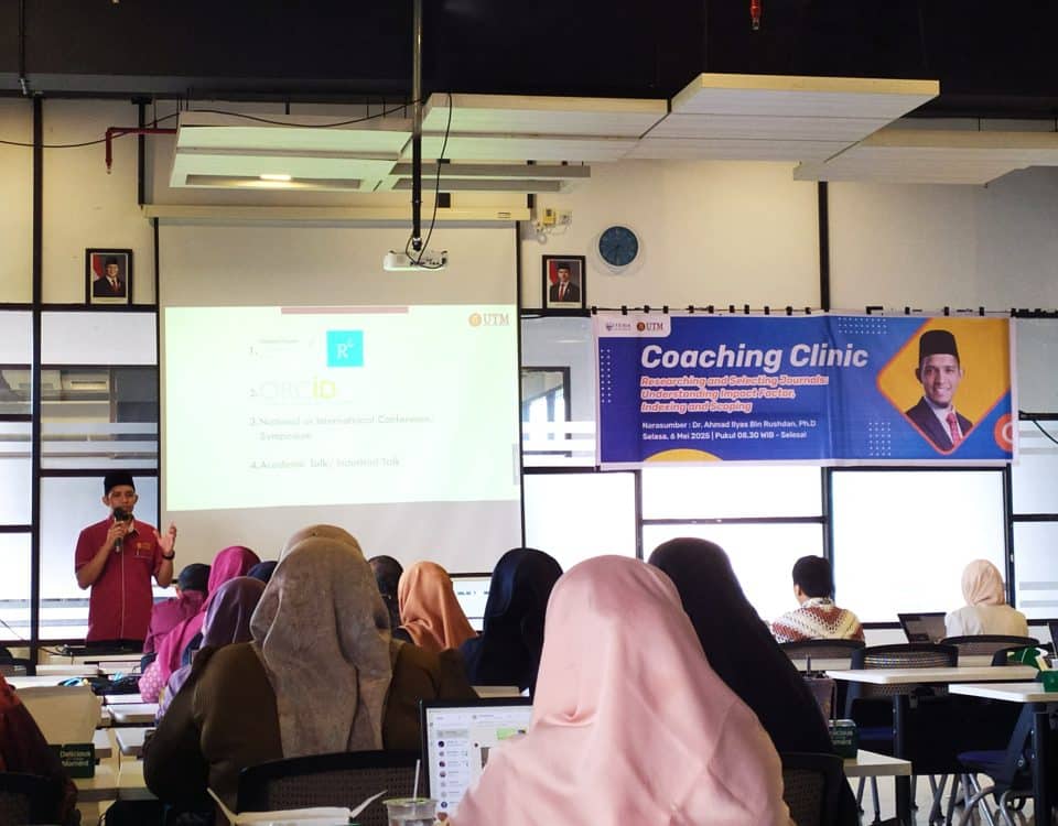 ITEBA dan UTM Kolaborasi dalam Coaching Clinic Publikasi Ilmiah: Panduan Riset dan Seleksi Jurnal Berkualitas