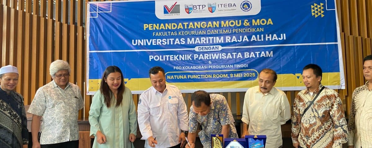 ITEBA dan UMRAH Resmikan Kolaborasi Strategis Untuk Pendidikan dan Inovasi Kepri Melalui Penandatanganan MOU ITEBA dan UMRAH Resmikan Kolaborasi Strategis Untuk Pendidikan dan Inovasi Kepri Melalui Penandatanganan MOU