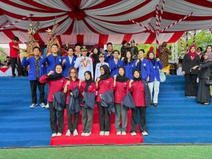 Delegasi Mahasiswa ITEBA Ikuti Upacara HUT RI Ke-80 di Dataran Engku Putri Batam