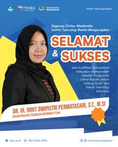 Penyerahan SK Lektor Kepala untuk Dosen Program Studi Sistem Informasi ITEBA