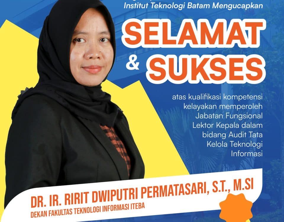 Penyerahan SK Lektor Kepala untuk Dosen Program Studi Sistem Informasi ITEBA