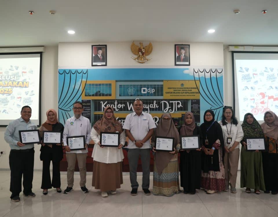 ITEBA Hadir Dalam Inklusi Perpajakan dan EduTax Award 2025 Oleh DJP Kanwil Kepri