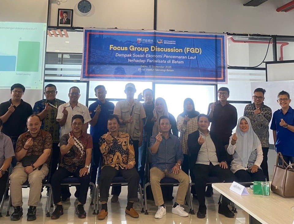 ITEBA Gelar FGD Bahas Dampak Sosial-Ekonomi Pencemaran Laut terhadap Pariwisata Batam