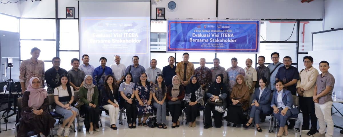 ITEBA Gelar FGD “Evaluasi Visi Bersama Stakeholder” untuk Penguatan Arah Pengembangan Institusi ITEBA Gelar FGD “Evaluasi Visi Bersama Stakeholder” untuk Penguatan Arah Pengembangan Institusi