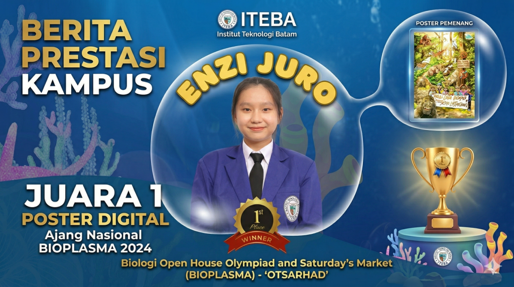 Mahasiswa DKV ITEBA Raih Juara 1 Kompetisi Poster Digital Nasional BIOPLASMA 2024