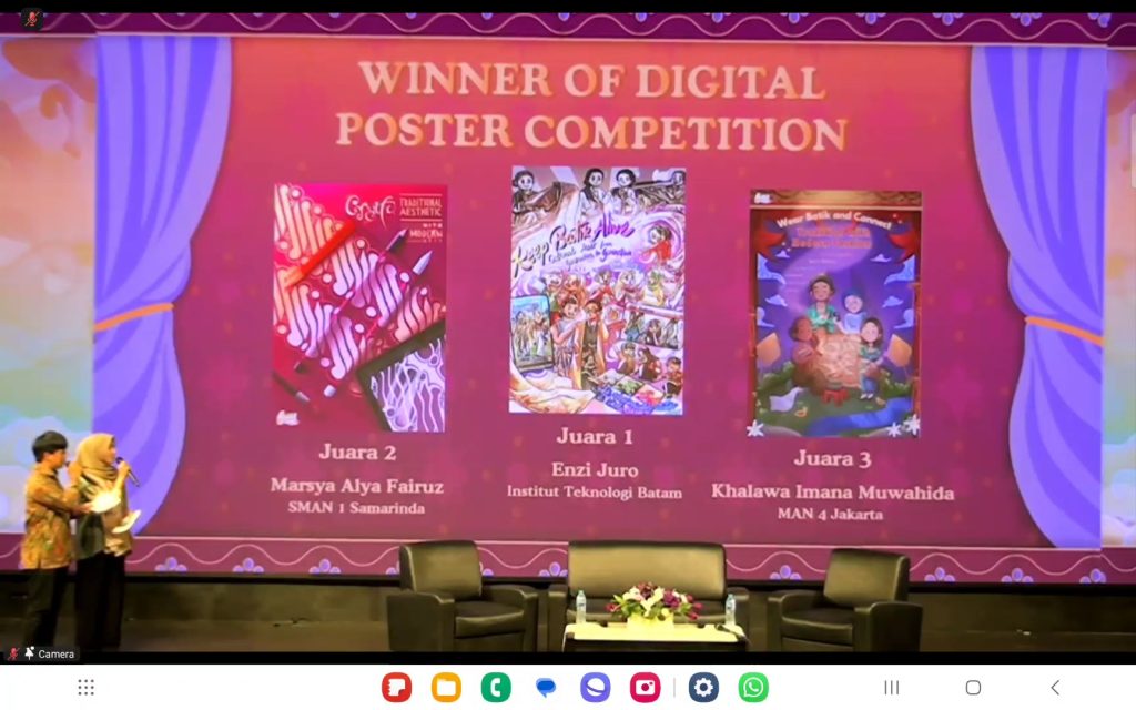 Mahasiswa ITEBA Raih Juara 1 Nasional di Batik Festival 2024 Digital Poster Design Competition
