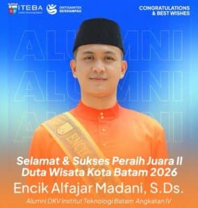 Alumni DKV ITEBA Raih Gelar Runner Up Duta Wisata Kota Batam 2026