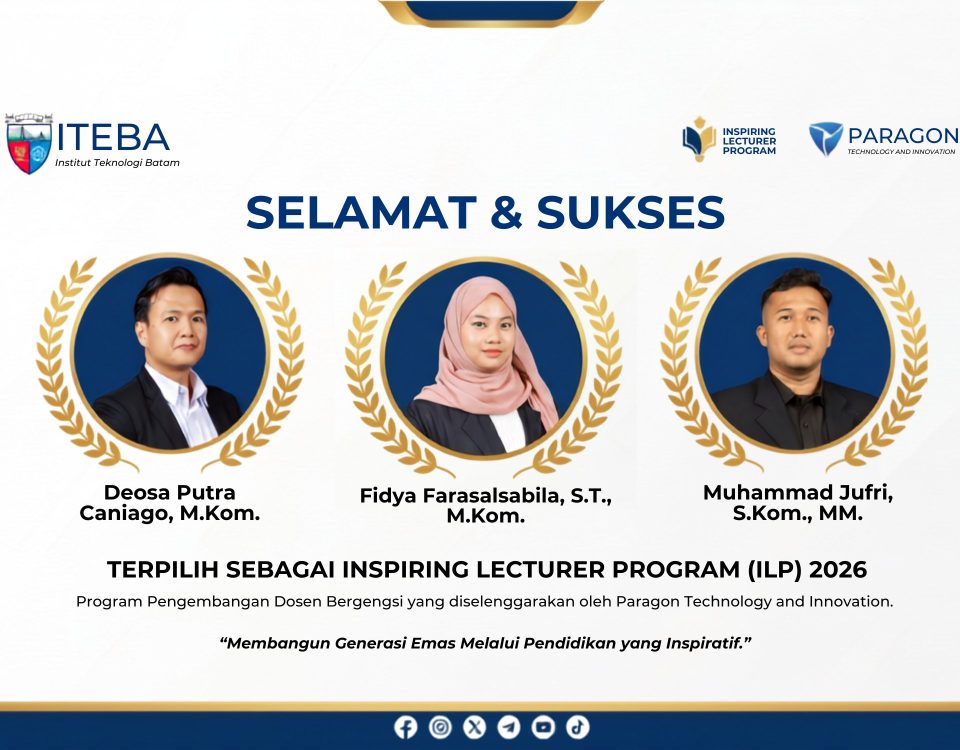 Tiga Dosen Terbaik ITEBA Sukses Lolos Seleksi Nasional Inspiring Lecturer Program (ILP) 2026