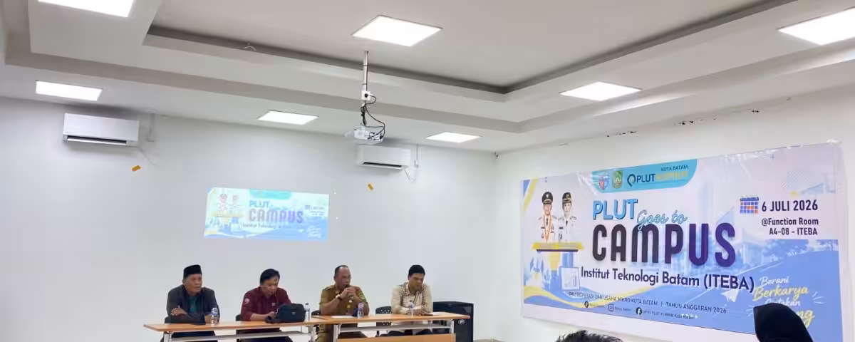 ITEBA Menggelar Sosialisasi PLUT dan Legalitas Usaha Bersama Dinas Koperasi UMKM Kota Batam