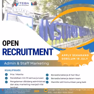 Lowongan Kerja Staff Marketing