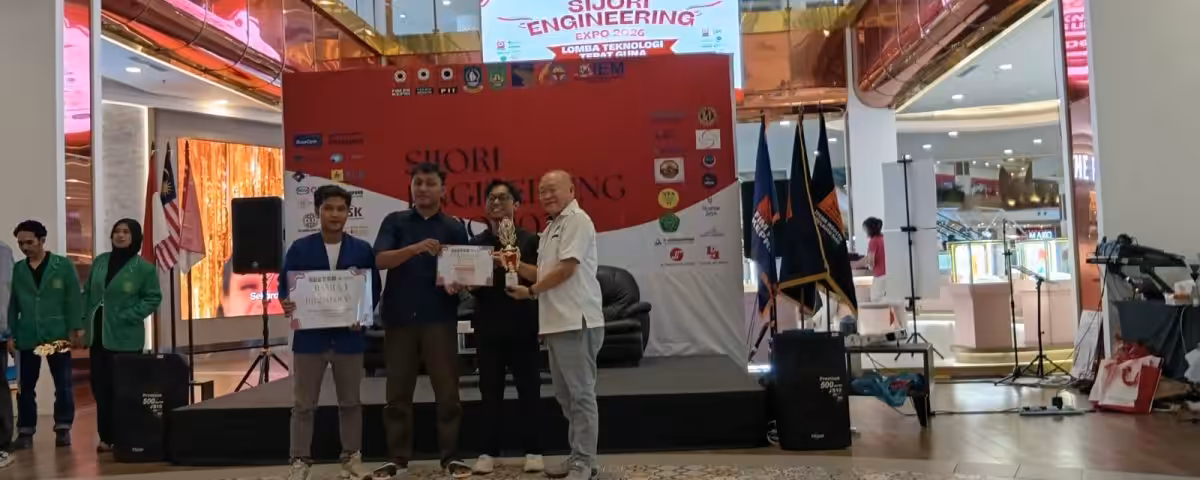Kembangkan Inovasi Smart Sensor Weight Digital, Mahasiswa Teknik Industri ITEBA Raih Juara 3 Lomba TTG SIJORI Engineering Expo 2026 Kembangkan Inovasi Smart Sensor Weight Digital, Mahasiswa Teknik Industri ITEBA Raih Juara 3 Lomba TTG SIJORI Engineering Expo 2026