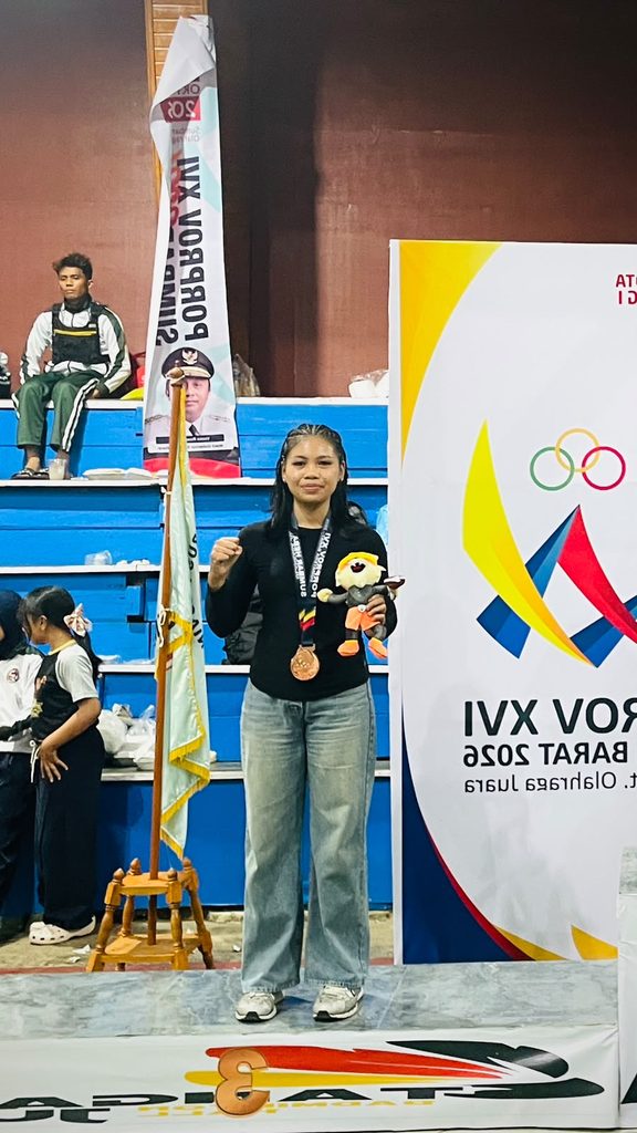 Raisha Nurhalimah Harumkan Nama ITEBA Lewat Medali Perunggu Wushu Porprov Sumbar XVI 2026 Raisha Nurhalimah Harumkan Nama ITEBA Lewat Medali Perunggu Wushu Porprov Sumbar XVI 2026