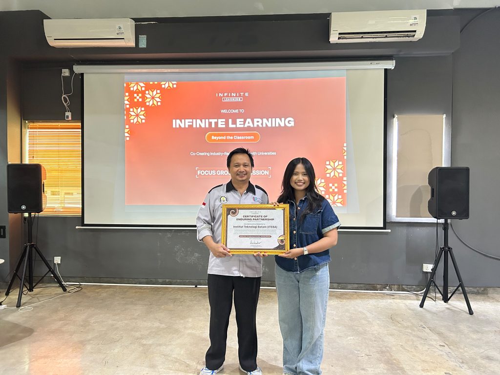 ITEBA Hadiri FGD “Beyond the Classroom” Bersama Infinite Learning NDP, Bahas Kesiapan Talenta Teknologi Spasial dan AI ITEBA Hadiri FGD “Beyond the Classroom” Bersama Infinite Learning NDP, Bahas Kesiapan Talenta Teknologi Spasial dan AI